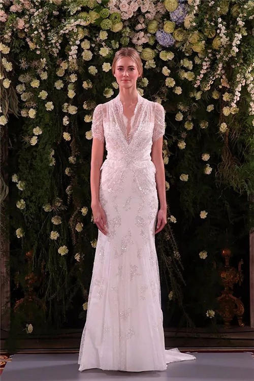 阿嬌的婚紗是什么牌子 Jenny Packham2018出嫁