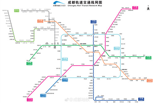 成都地鐵線路圖2019 成都地鐵線路圖最新