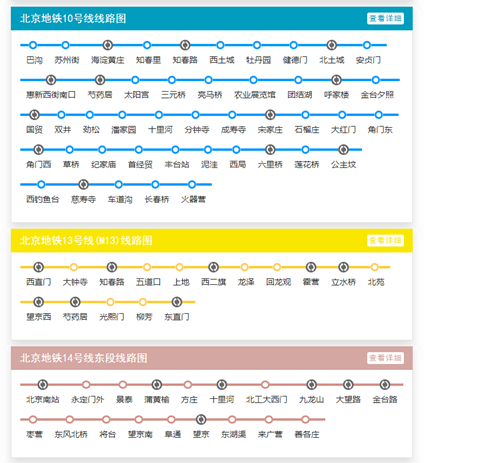 北京地鐵線路圖2019 北京地鐵線路圖最新