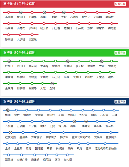 重慶地鐵線路圖2019 重慶地鐵線路圖最新