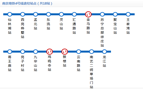 南京地鐵4號線線路圖2019 南京地鐵線路圖最新