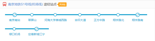 南京地鐵S1號線線路圖2019 南京地鐵線路圖最新