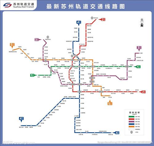 蘇州地鐵2號(hào)線線路圖2020 蘇州地鐵線路圖最新