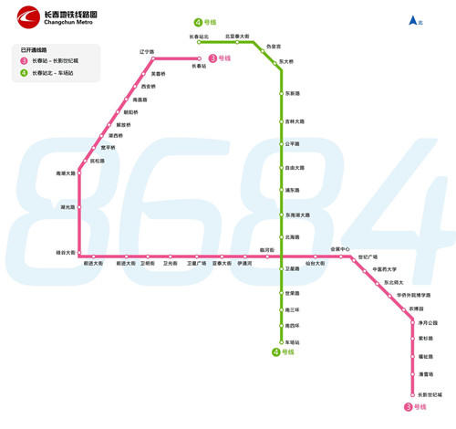 長春地鐵3號(hào)線線路圖2020 長春地鐵線路圖最新