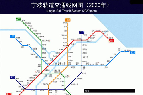 寧波地鐵1號線線路圖2020 寧波地鐵線路圖最新