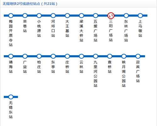 無錫地鐵2號線線路圖2020 無錫地鐵線路圖最新