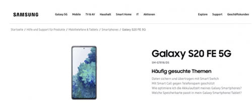 三星 Galaxy S20 FE配置如何 三星 Galaxy S20 FE發(fā)布時(shí)間