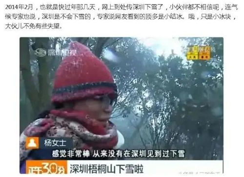 深圳寒冷黃色預(yù)警生效中 梧桐山又要下雪?