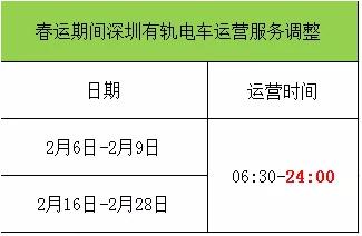 春節(jié)前后 龍華現(xiàn)代有軌電車(chē)每日延長(zhǎng)運(yùn)營(yíng)1小時(shí)