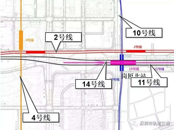 深圳崗廈北樞紐預(yù)計2022年底投入使用