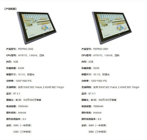 人教Pad定價超4000元 配置性能十分落后