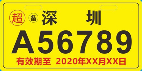 深圳電動車牌照顏色有什么區(qū)別 你都知道什么意思嗎