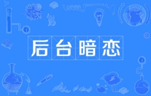 網絡用語后臺暗戀是什么梗