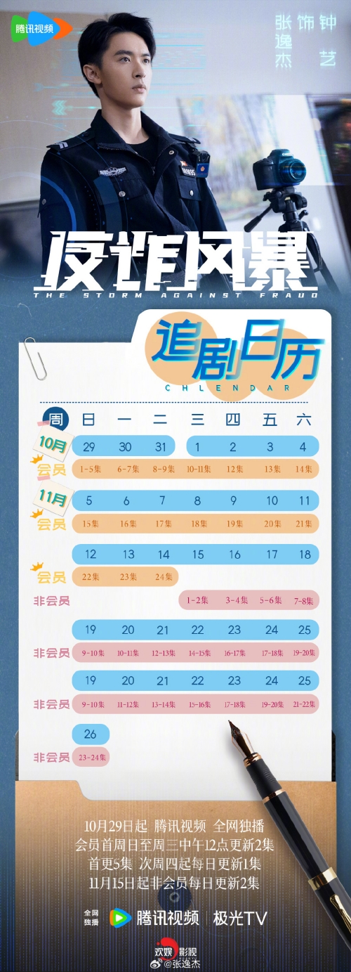 《反詐風(fēng)暴》更新時間及追劇日歷表