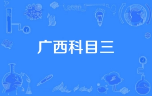 網(wǎng)絡用語廣西科目三是什么梗