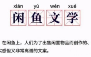 閑魚文學(xué)是什么梗 閑魚文學(xué)梗來源出處介紹