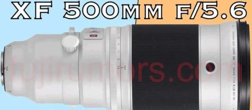 曝富士XF 500mm F5.6鏡頭 新品預計2024年下半年發(fā)布